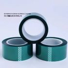 PET 0.06mm High Temperature Masking Tape , Green Heat Resistant Silicone Tape