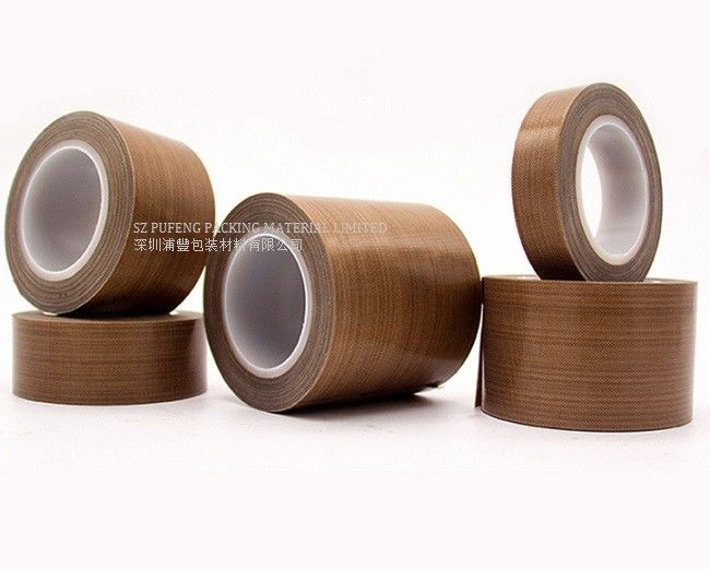 0.22mm Smooth Surface PTFE Glass Adhesive Tape Easy Clean