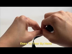 Black PVC electrical  insulating tape with resistance to 600V high voltage