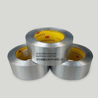 copper tape adhesive Aluminum Foil Adhesive Tape , 40 Micron Conductive Adhesive Copper Tape