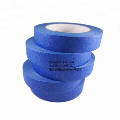 Silicone Crepe Paper Blue Masking Adhesive Tape Heat Resisitance