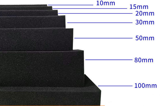 Buy C4305 Flamibility Neoprene Rubber Foam Sponge Sheets Material 1mm~30mm Thickness Black Color online manufacture