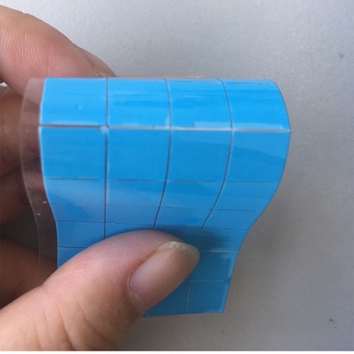 Buy 0.5MM Thick Lithium Battery Blue Color Soft Thermal Conductive Silicone Pad online manufacture