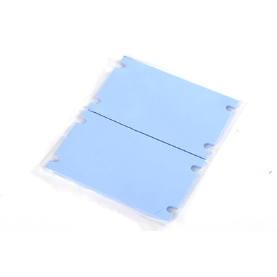 Buy 0.3~10mm 2.5W/m·K Blue Color LED Light Insulation Silicone Sheet online manufacture