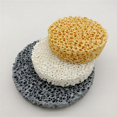 Buy Porous Alumina Zirconium Oxide Silicon Carbide Foam Ceramic Filter Sheet online manufacture