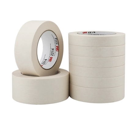 Buy 3M™2214 White Masking Tape Car Paint Masking Adhesive High Viscosity Hand Tear Without Residue online manufacture