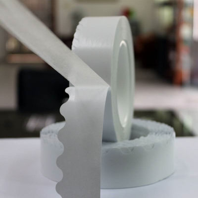 Buy Serrated Wavy Edge Zipper Double-sided Cotton paper Tape For Carton Envelope online manufacture