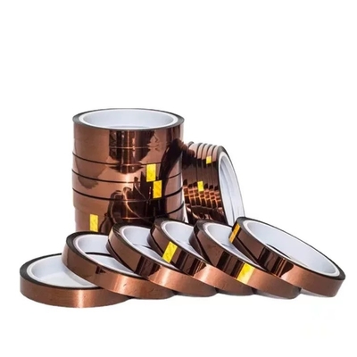 Buy Tesa 51407  High Temperature Resistance 260 Degrees Kapton Polyimide Tape Antistatic Tawny online manufacture