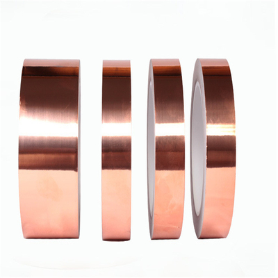 Buy 50μm Thick Pure Electrical Shielding Copper Foil Tape online manufacture
