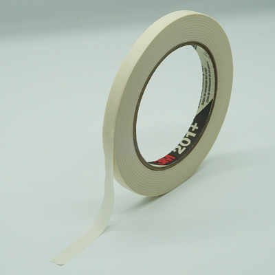 Buy 3M 201+/200 Textured Paper Tape White Heat Resistant 93℃ Car Spray Painting Tape online manufacture