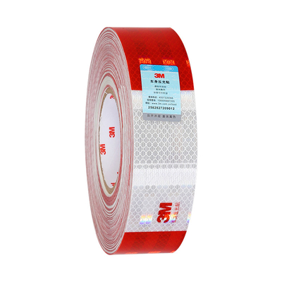Buy 3m 983D Reflective Tape Red And White Dedicated Vehicle Body Identification Tape online manufacture