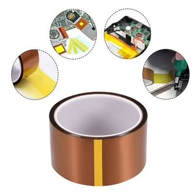 Buy Polyimide tape Amber 0.03mm thick high-temperature adhesive tape online manufacture