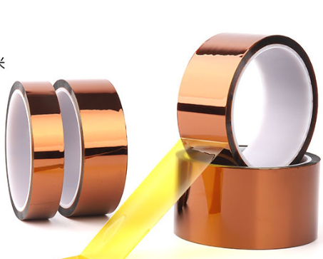 Buy Industrial Heat Resistant 55μm Kapton Tape with Silicone Adhesive and Polyimide Film online manufacture