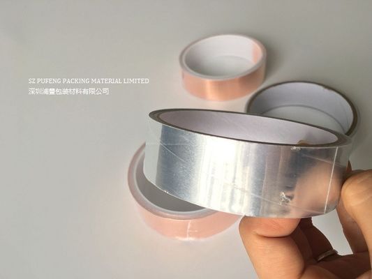 Buy High Tensile Strength 20um-100um Copper Foil Tape , RoHS Aluminum Foil Tape Heat Resistance online manufacture