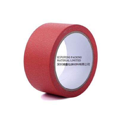 Buy Car Auto Painting Silicone Red Colored Masking Tape online manufacture