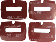 3M5962 Waterproof Die Cut Adhesive Tape Double Sided Thin Adhesive Pad Sheet