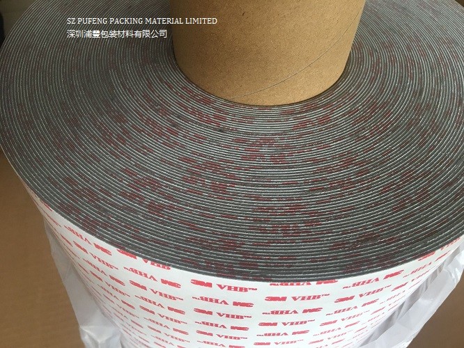 0.64MM Thickness Die Cut Adhesive Tape Custom Bonds Low Surface Energy
