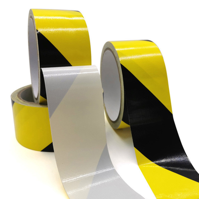 Warning  Fabric Base Tape highly adhesive and durable for use on floors