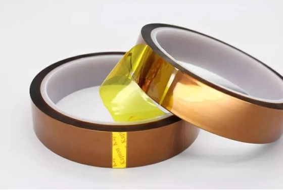 High Temperature Resistant Adhesive Tape Customized Shape Brown Color For  Masking Use