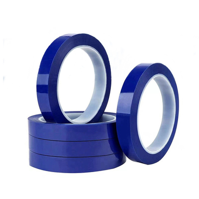 High Temperature Resistant Tape Blue PET Polyester Film 0.05mm Thick