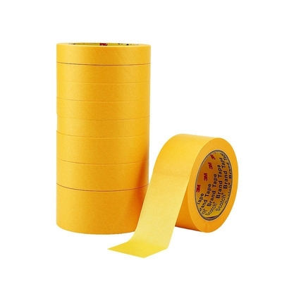 3M244 Auto Paint Exterior Decoration High Adhesive Masking And Paper Tape Wholesale Customization