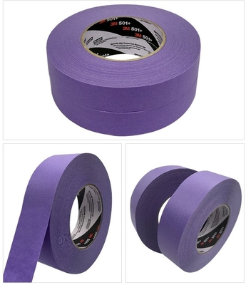 3M™ 501+ High Temperature Masking Tape Purple Car Masking Spray Paint 0.15mm