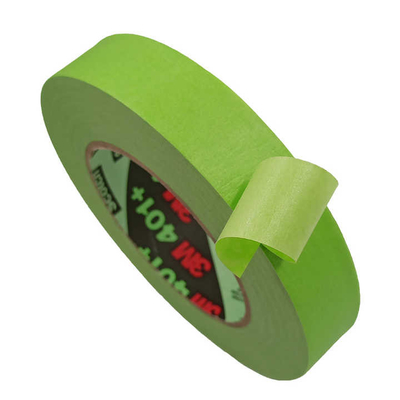 3M 401+ Green High Temperature Resistant Paint Masking Tape