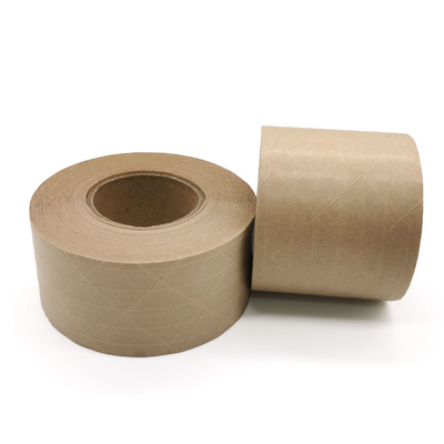 Water activated fiberglass kraft paper tape for Heavy-duty packaging