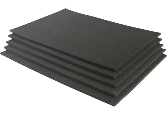 EPDM Rubber Foam Sheet Roll Closed Cell Waterproof Sealing Insulation Cushioning Shock Absorbing Weather Resistant Protective Foam