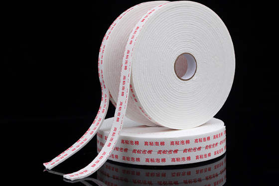 3mm High Adhesion Sponge Foam Tape, Double Sided Adhesive Mounting Tape for Industrial Bonding, Fixing and Surface Mounting