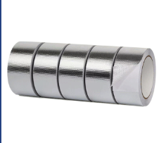 Fiberglass Aluminum Foil Tape, High Temperature Resistant Waterproof Sealing Tape for HVAC Duct Insulation and Pipe Wrapping