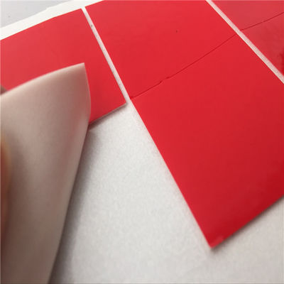 0.5mm-2mm Die Cut Adhesive Tape , Red 3M PE Foam Squares