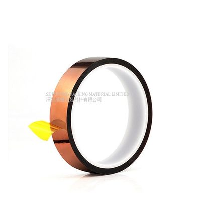 35 Micron-90 Micron Polyimide Adhesive Tape , Kapton Tape Heat Resistance kapton film tape