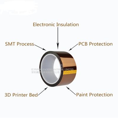 Kapton Polyimide Film Heat Resistance Tape High Temperature Silicone Adhesive Tape