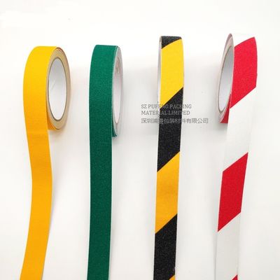 0.1mm-0.5mm PVC Black And Yellow Floor Marking Tape