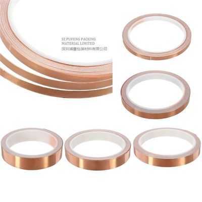 Heat Resistant Copper Foil Tape 0.2Ω -20℃ to +120℃ Temperature Resistance