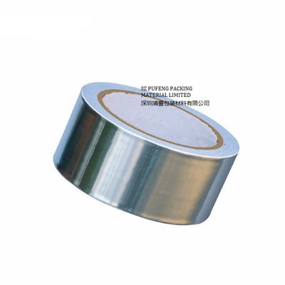 Silver Insulation 50 Micron Aluminum Foil Duct Tape For Air Conditioning
