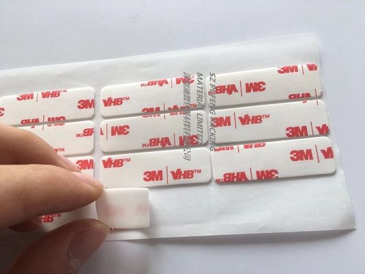 Heat Resistant 3M Die Cut Adhesive Tape , Double Sided RoHS EVA Foam Pad