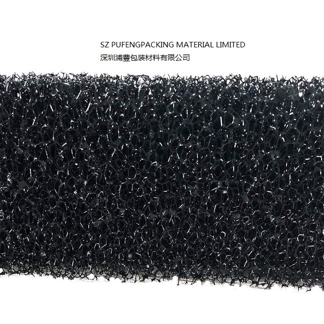 340mm 60PPI Air Compressor Black Foam Filter sponge air filter material